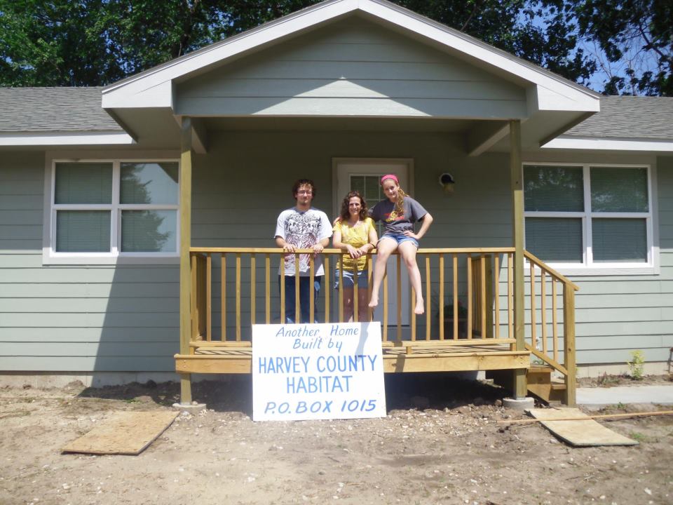 family with Habitat House