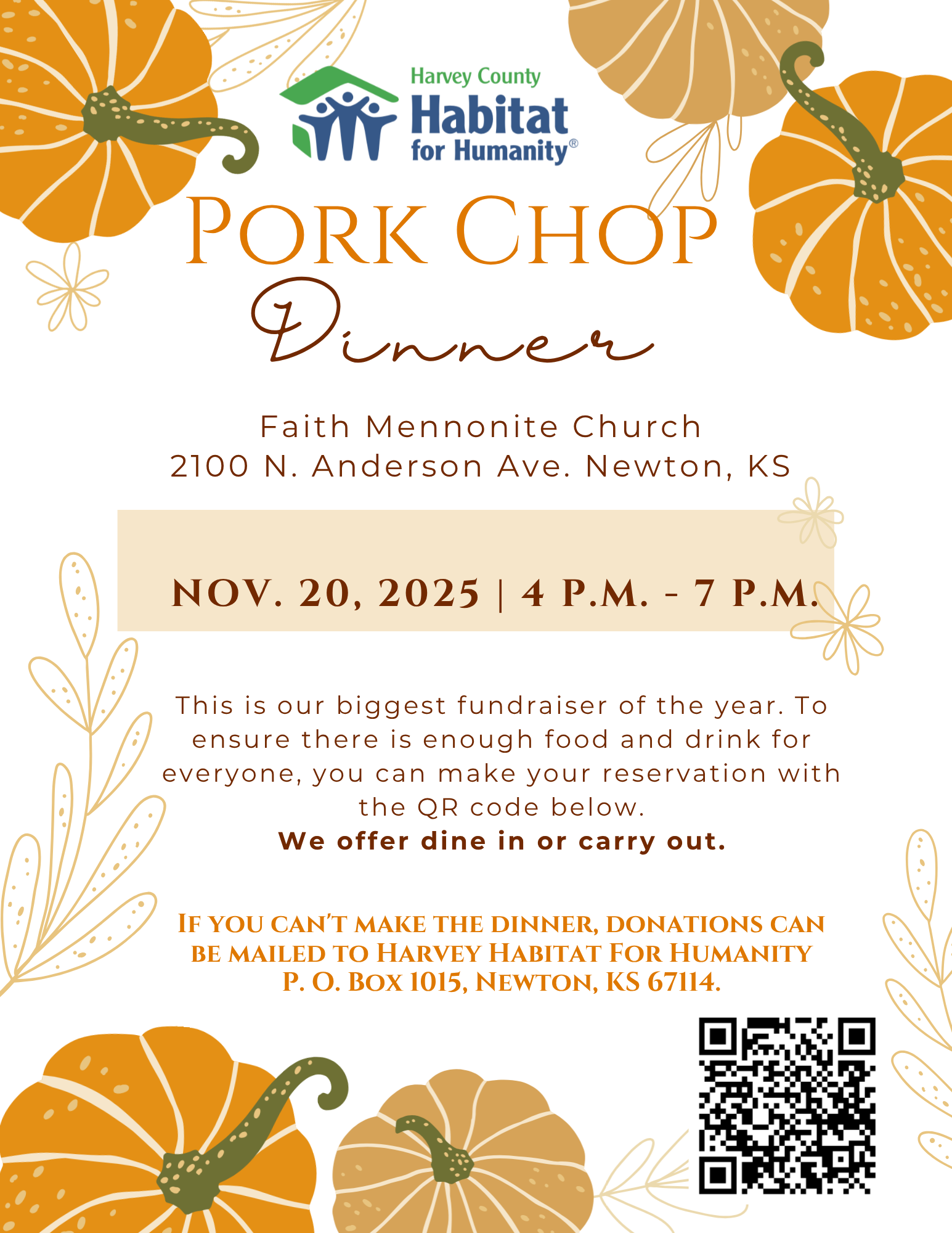 Pork Chop Dinner 2025